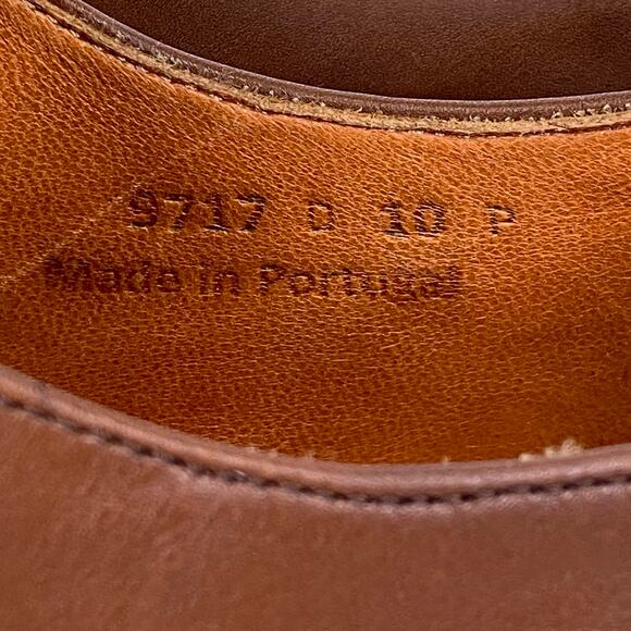 Huckberry Wolf & Shepherd Maple Brown Leather Oxford Cap Toe Dress Shoe Mens 10 - Picture 3 of 12